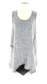 Womens Size 6  Foil Loves Linen Top Handcrafted Linen Tunic New With Tags - TheRealThreads